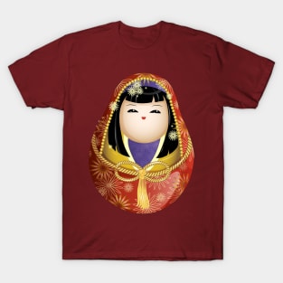 Japanese national wooden doll T-Shirt